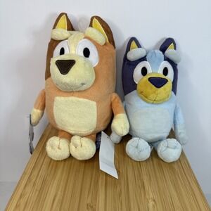 Bluey Friends Plush Bluey Bingo Brand New‎ With Tags Lot of 2 Set